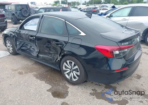 2023 Honda Civic Lx из США, поврежденный, VIN 2HGFE2F21PH568622